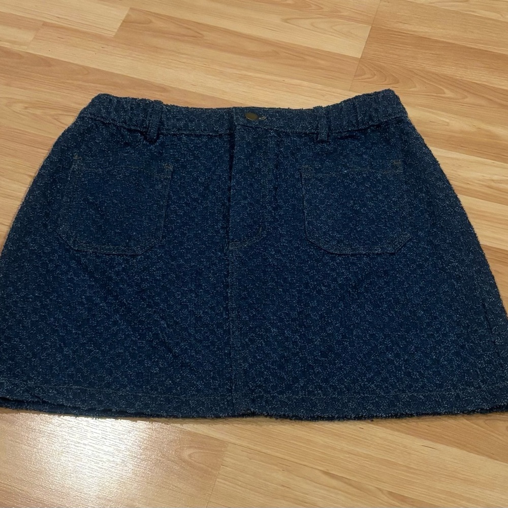 Anniewear Blue Denim Women's Skirt